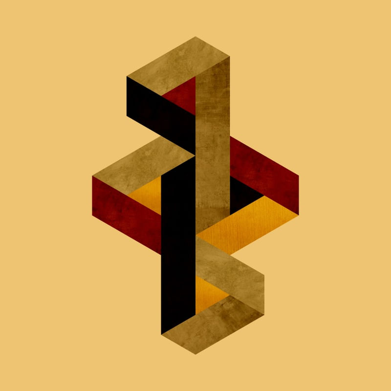 CONCRETE AND GOLD 03 SQUARE