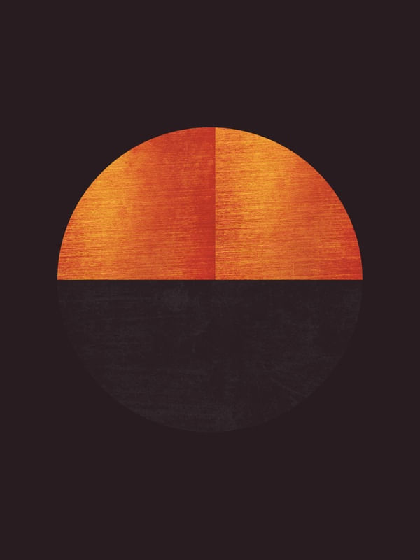 BLACK AND GOLD CIRCLE 29