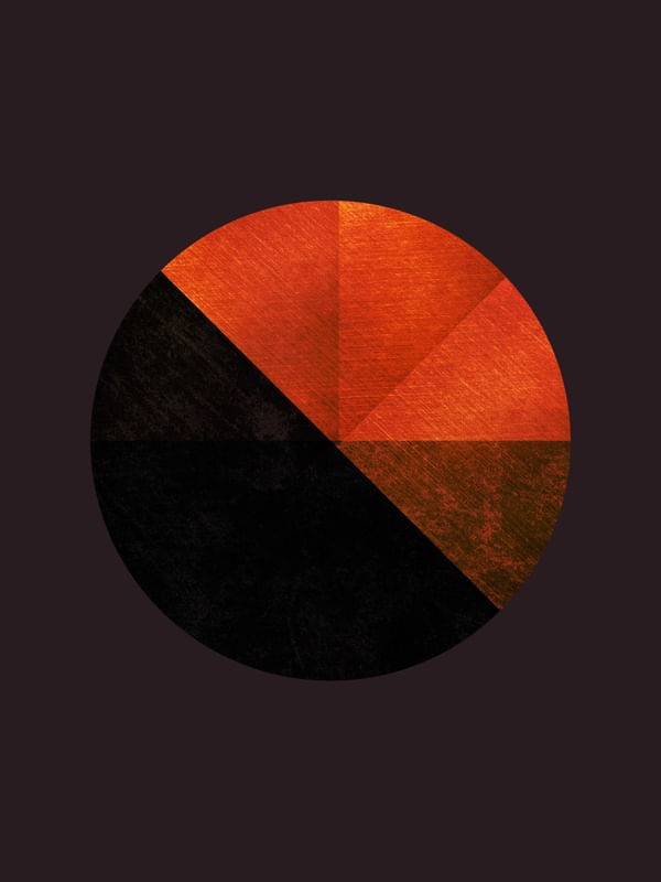 BLACK AND GOLD CIRCLE 30