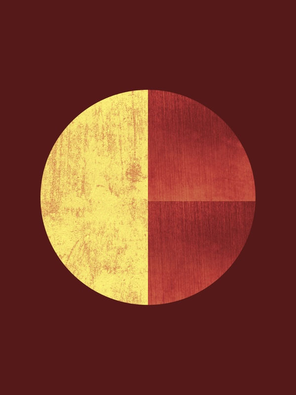 BLACK AND GOLD CIRCLE 41