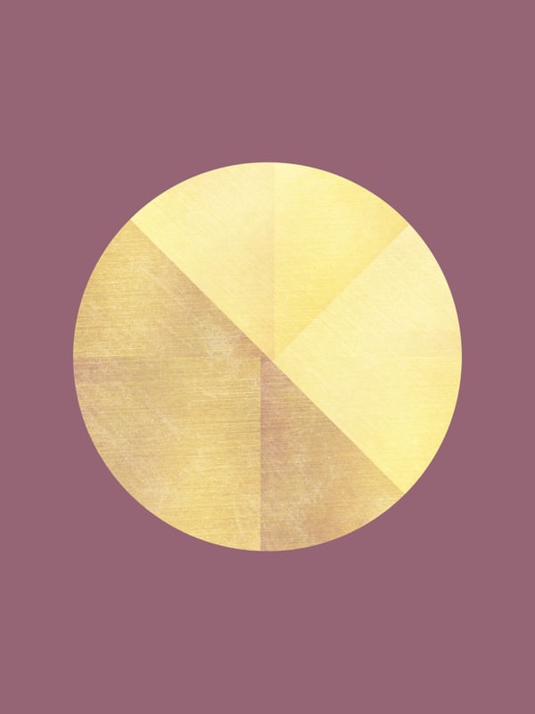BLACK AND GOLD CIRCLE 19