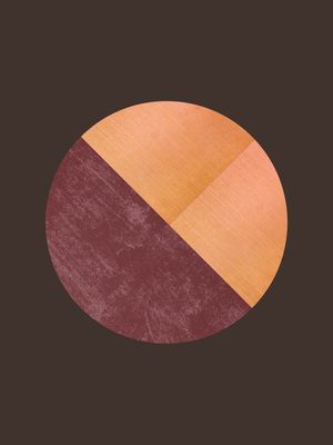 BLACK AND GOLD CIRCLE 23