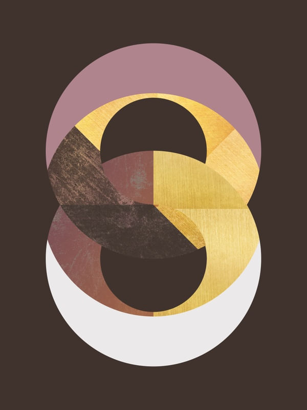 BLACK AND GOLD CIRCLE 27