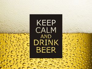 KEEP CALM AND DRINK BEER