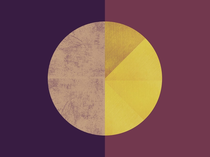 BLACK AND GOLD CIRCLE 61