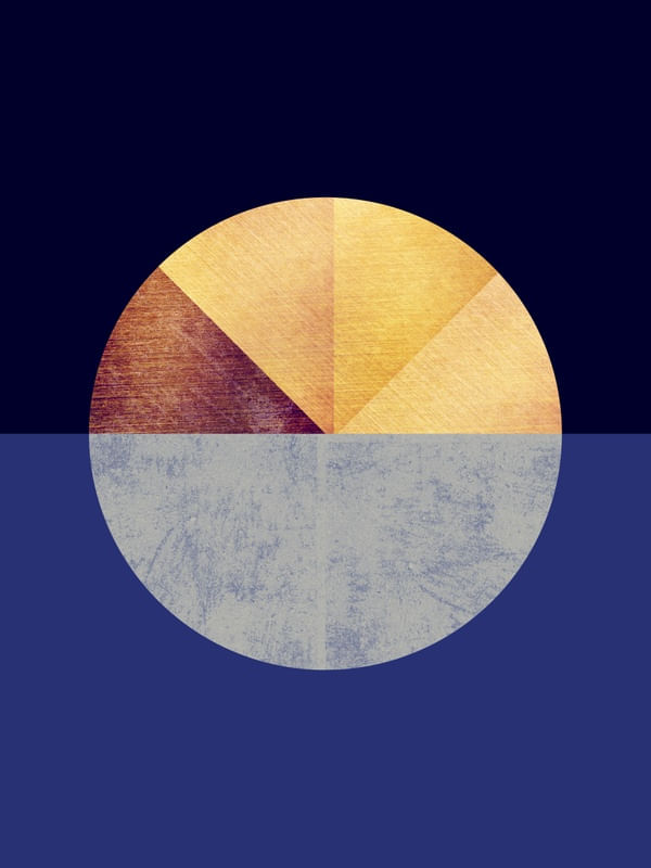BLACK AND GOLD CIRCLE 57