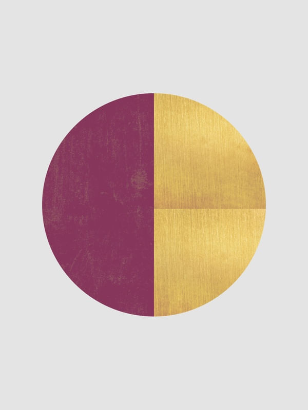 BLACK AND GOLD CIRCLE 35