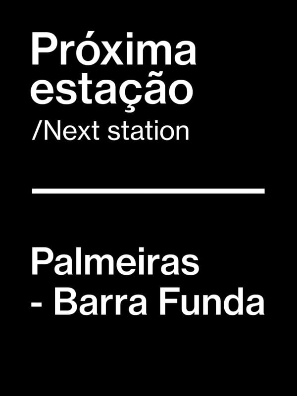 PRÓXIMA ESTAÇÃO - PALMEIRAS - BARRA FUNDA