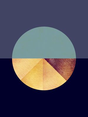 BLACK AND GOLD CIRCLE 58