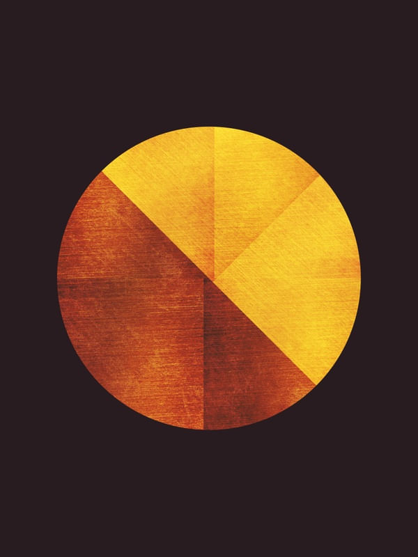 BLACK AND GOLD CIRCLE 33