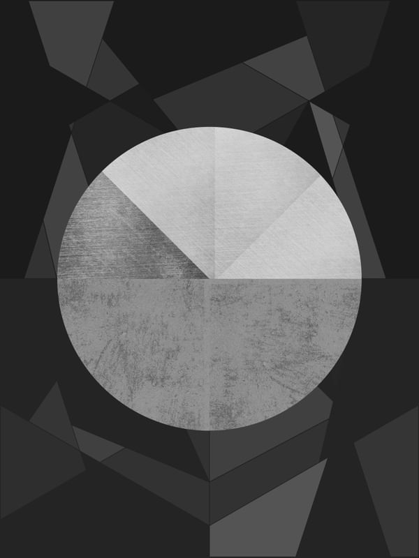 BLACK AND GOLD CIRCLE VITRAL 013