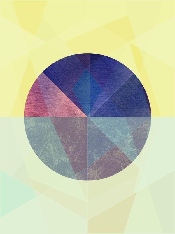 BLACK AND GOLD CIRCLE VITRAL 004