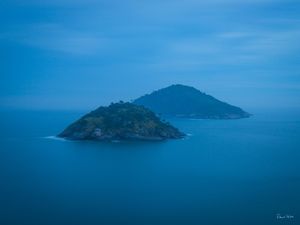 A TERRA É AZUL , ILHA DAS PEÇAS E PALMAS, PAISAGEM, RIO DE JANEIRO