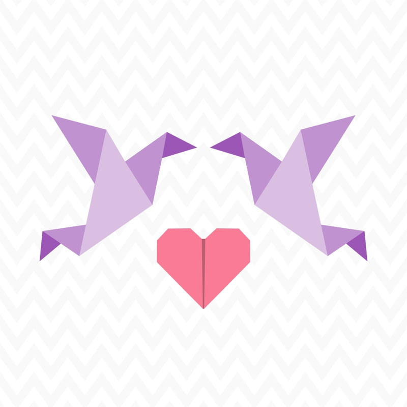 ORIGAMIBIRD LILÁS