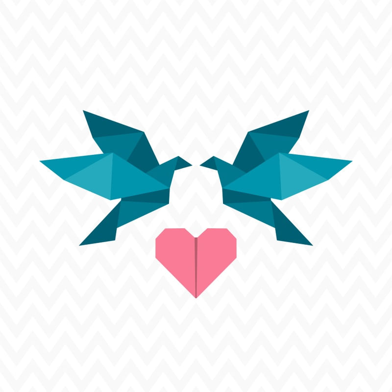 ORIGAMIBIRD BLUE