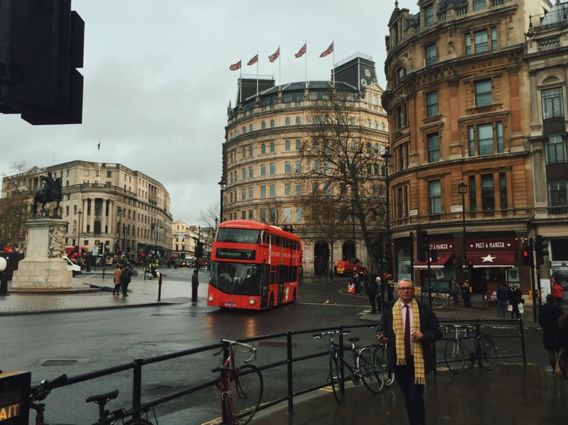 LONDON AND THE RED BUS