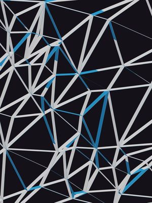 3D FUTURISTIC GEO LINES X