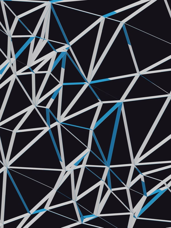 3D FUTURISTIC GEO LINES X
