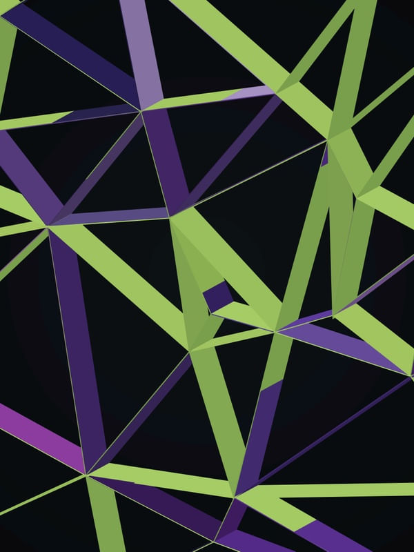 3D FUTURISTIC GEO LINES XI