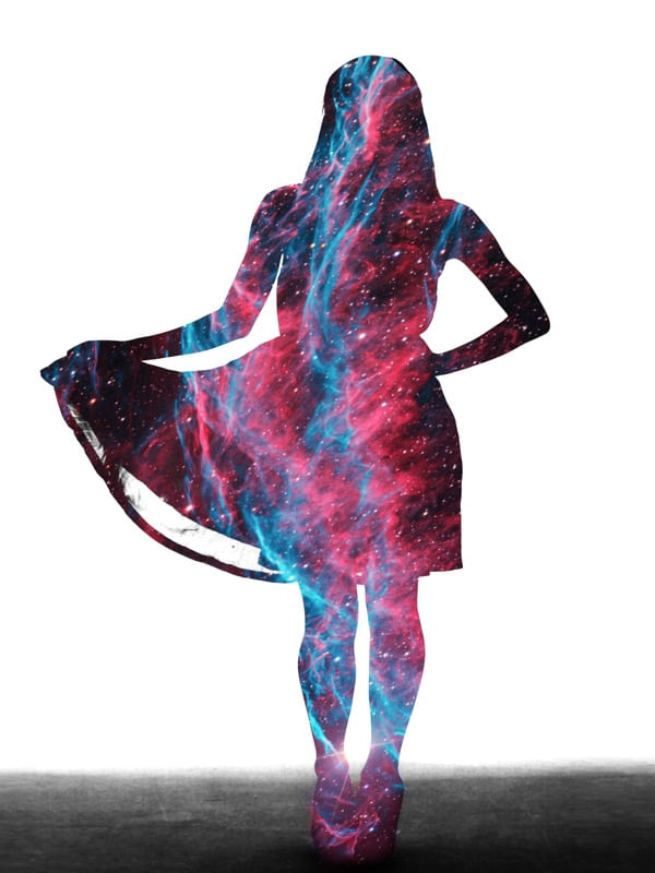 VESTIDO COR DE ESPAÇO II