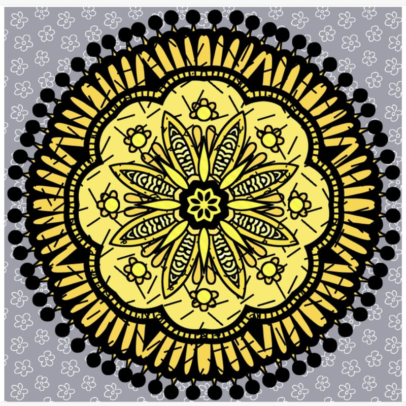 MANDALA LUZ E SOBRA