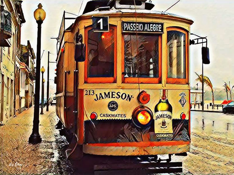 BONDE NA CIDADE DO PORTO