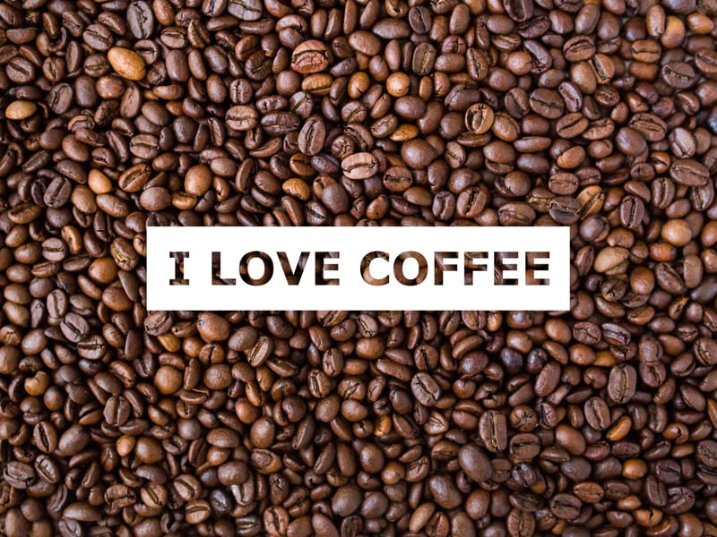 I LOVE COFFEE - LANDSCAPE I