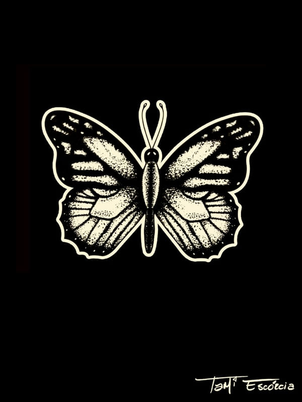 BORBOLETA PONTILHISMO