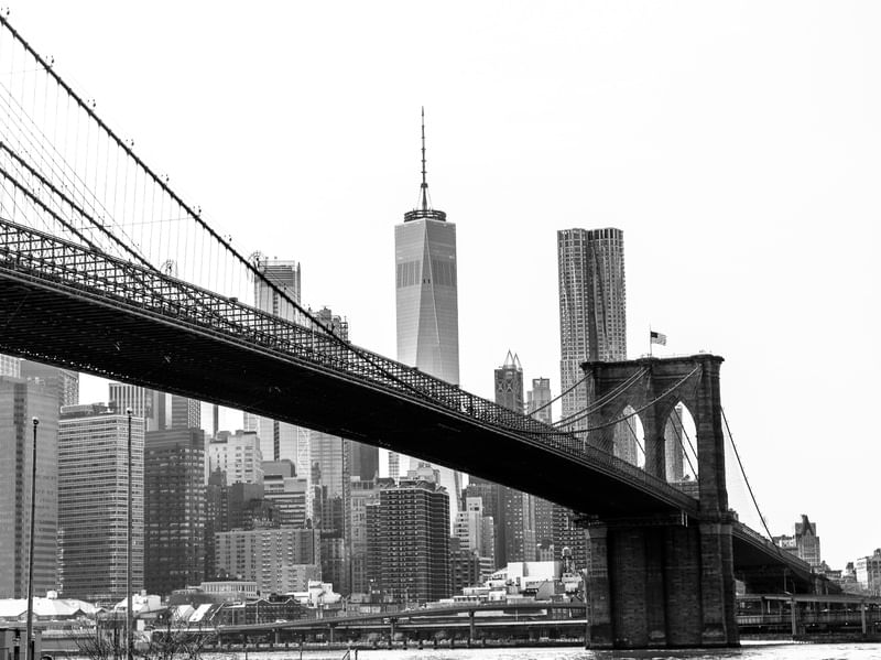 CENAS DE NOVA YORK - BROOKLYN BRIDGE E WTC PB