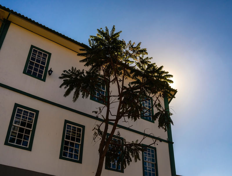 ÁRVORE E CASA EM OURO PRETO
