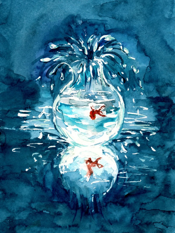 PEIXE NO AZUL