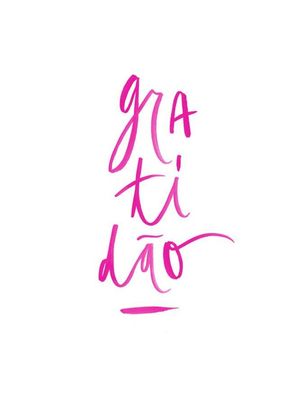 QUADRO GRATIDÃO ROSA