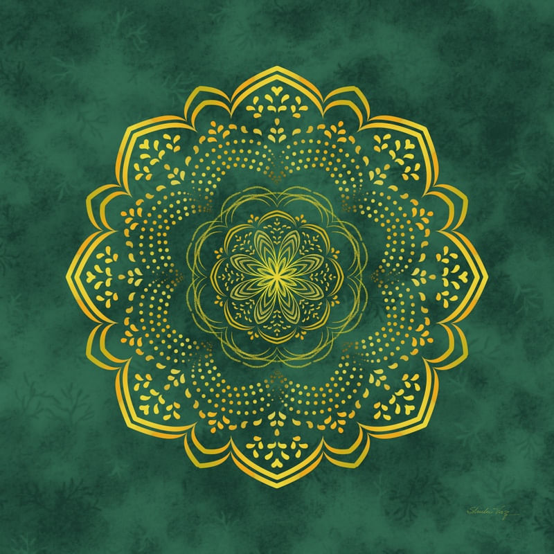MANDALA LUZ DA PRIMAVERA VERDE