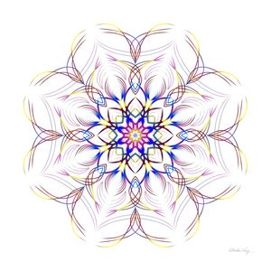 MANDALA TRAÇOS DA VIDA COLORIDO