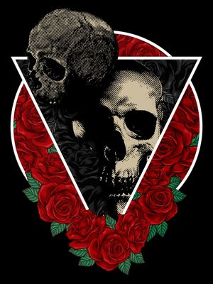SKULLS AND ROSES
