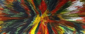 ABSTRATO PINTURA 12 PANORÂMICA ARTISTA GLORIA RIMES