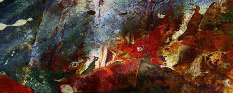 ABSTRATO PINTURA 03 PANORÂMICA ARTISTA GLORIA RIMES