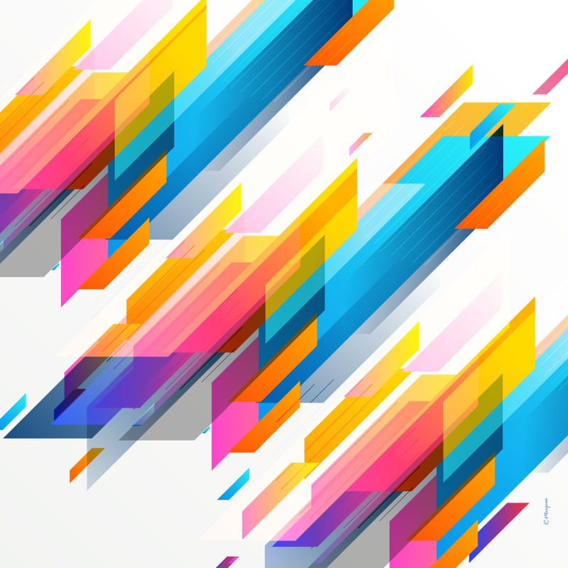 GEOMETRIC WHITE COLORS 2