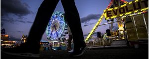 O PARQUE DE DIVERSÕES NO FINAL DE TARDE X