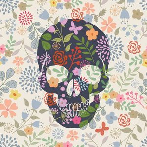 FLOWERY SKULL