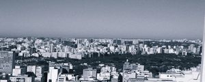 VISTA DO VERDE EM SÃO PAULO NO P&B