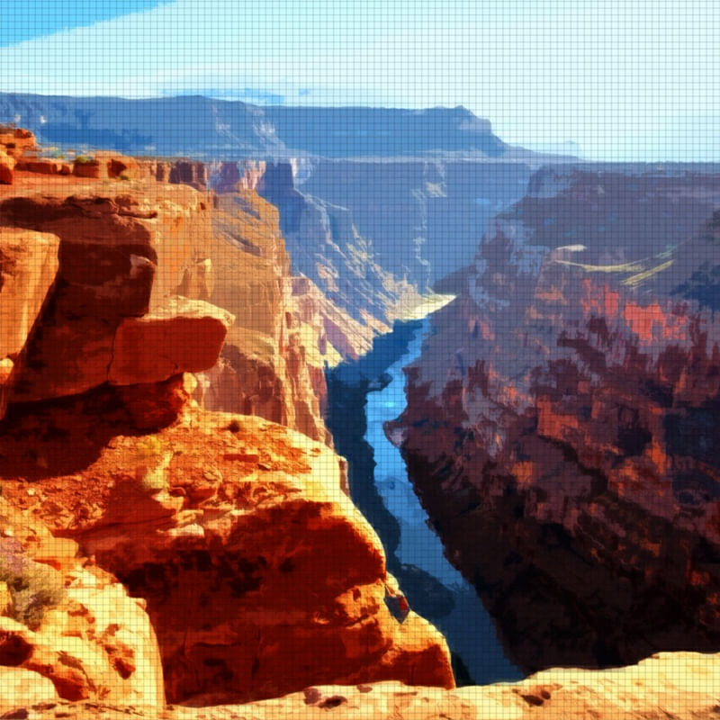 GRAND CANYON QUADRICULADO