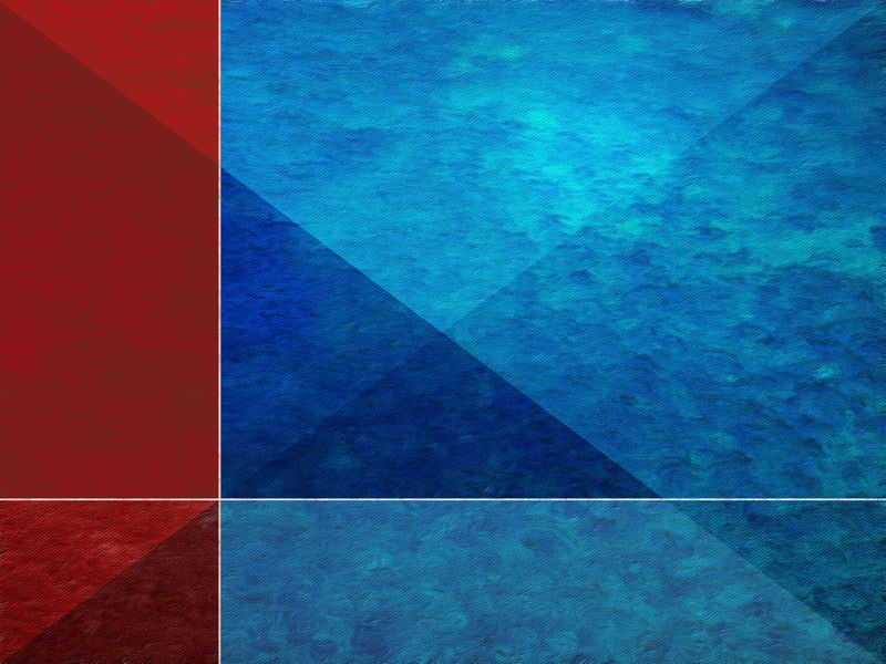 COMPOSIÇÃO AZUL E VERMELHO