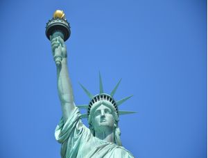 CLOSE NA ESTÁTUA DA LIBERDADE