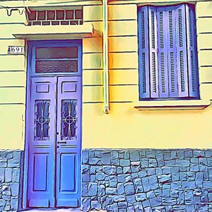 CASA ANTIGA AMARELA E AZUL 01