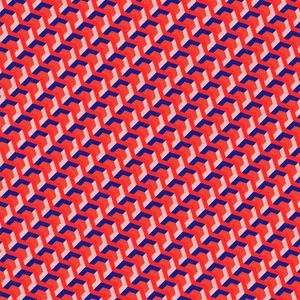 ZIGUEZAGUE ÓTICO VERMELHO