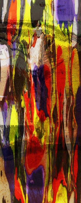 ABSTRATO OBRA DE ARTE 16 PANORÂMICO ARTISTA GLORIA RIMES