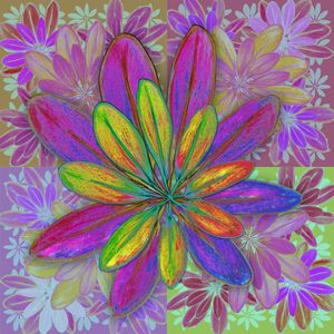 FOLHAS 4 ROSA