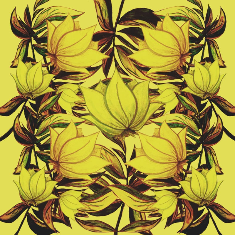 FLORES QUADRADO AMARELO