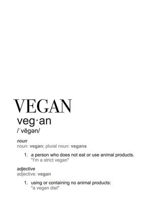 DEF. VEGAN